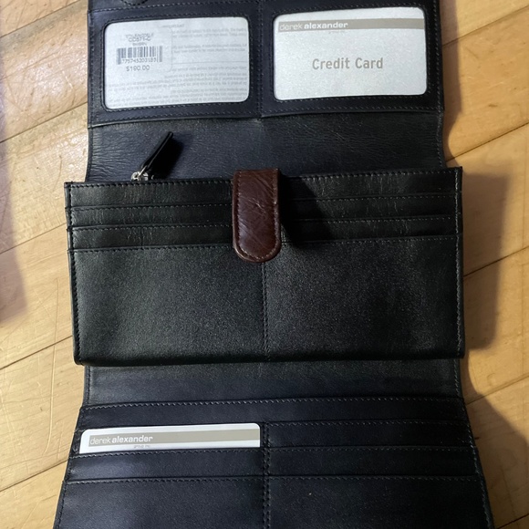 Derek Alexander CONCORD -Three Part Multi-Compartment Clutch Wallet (CD 571) - Picture 2 of 5